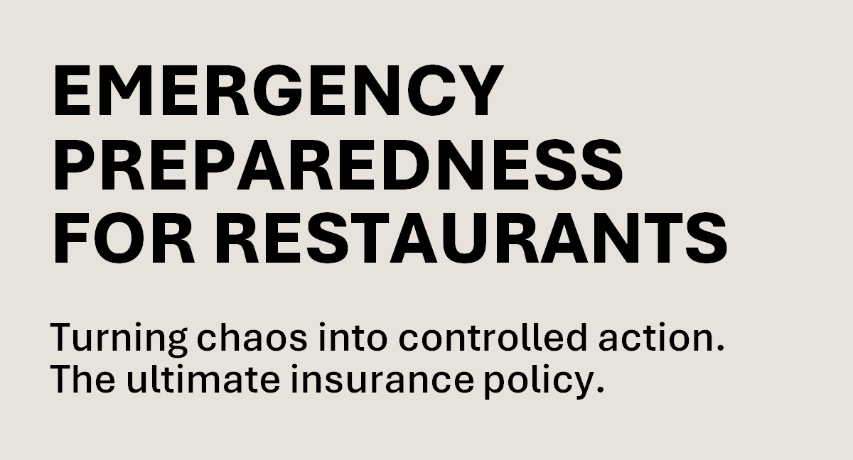 Emergency preparedness: The ultimate insurance policy.