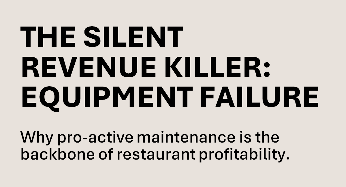The silent revenue killer: Equipment failure.