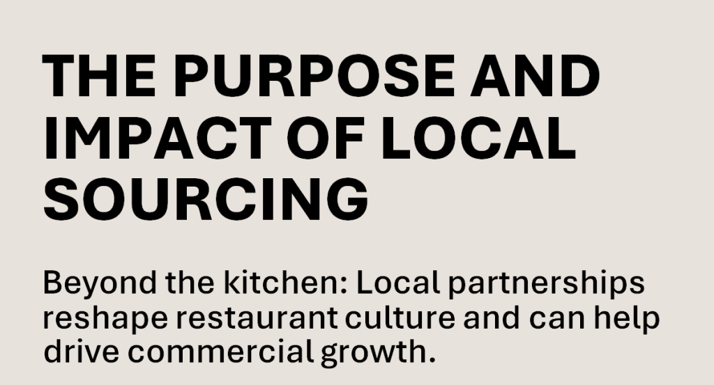 Local Sourcing Local Sourcing